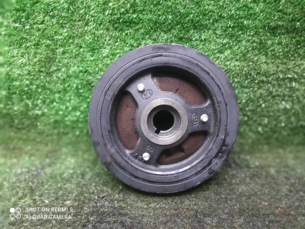 шкив коленвала Hyundai H-1 II (2007—2015) 2013, 2.5TD D4CB, 231234A030 - фото №1