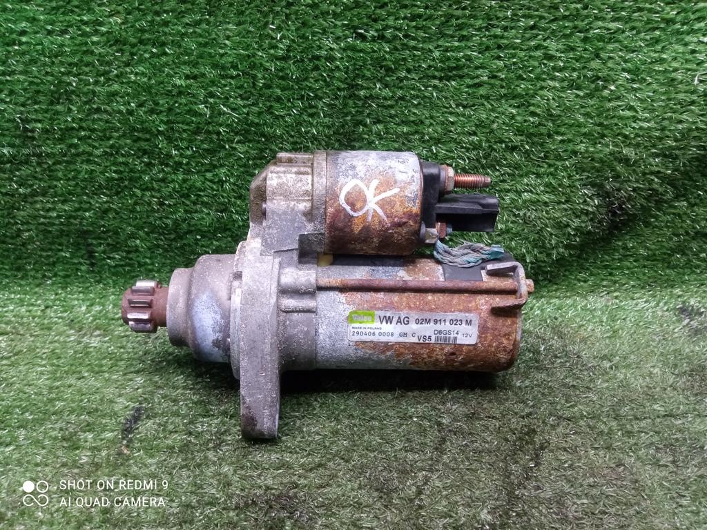 стартер Volkswagen Passat B6 (2005—2010) 2008, 2.0FSI BVY, 02M911023M - фото №1