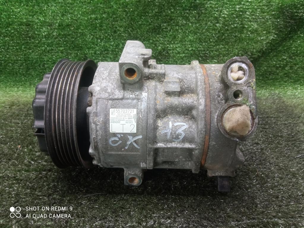 компрессор кондиционера Opel Corsa D (2006—2010) 2009, 1.3TD Z13DTH, 55703721 - фото №1