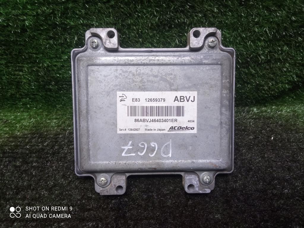 блок управления двигателем Chevrolet Aveo II (2011—2020) 2014, 1.6i F16D4, 12642927 - фото №1