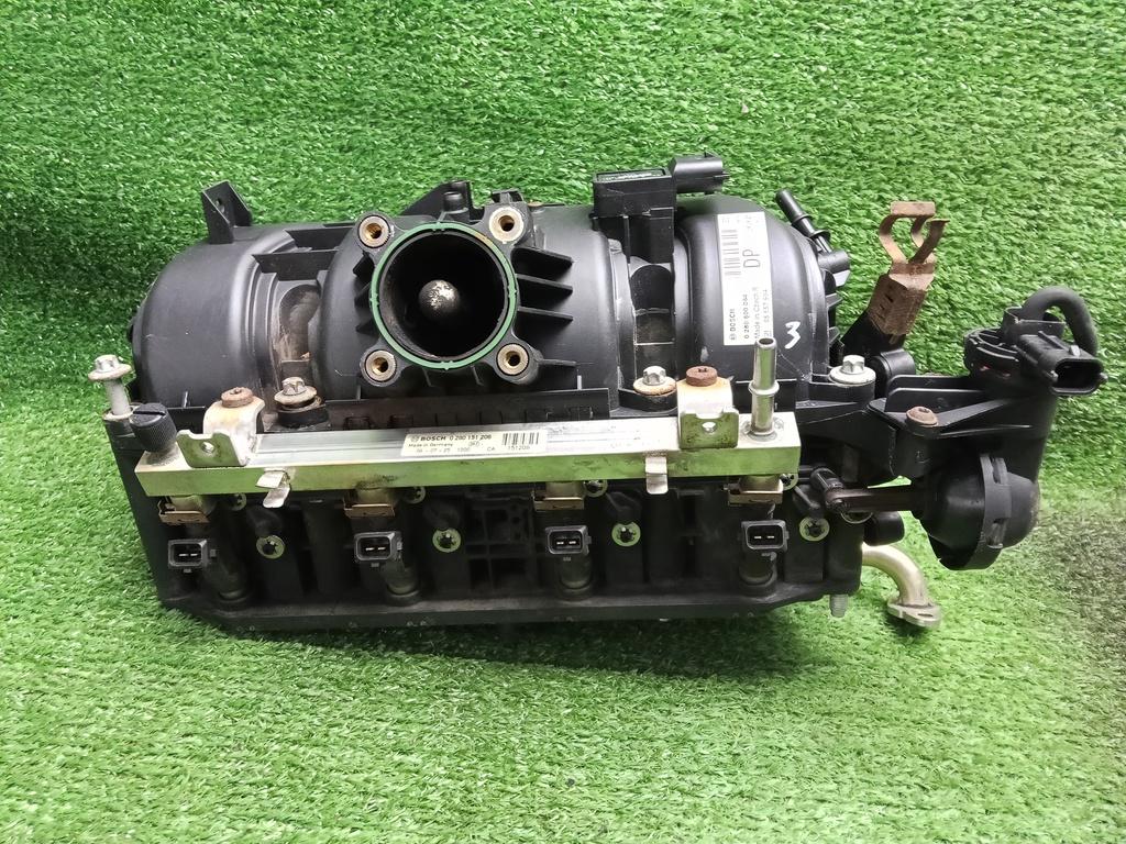 коллектор впускной Opel Corsa D (2006—2010) 2007, 1.4i Z14XEP, 55557904 - фото №1