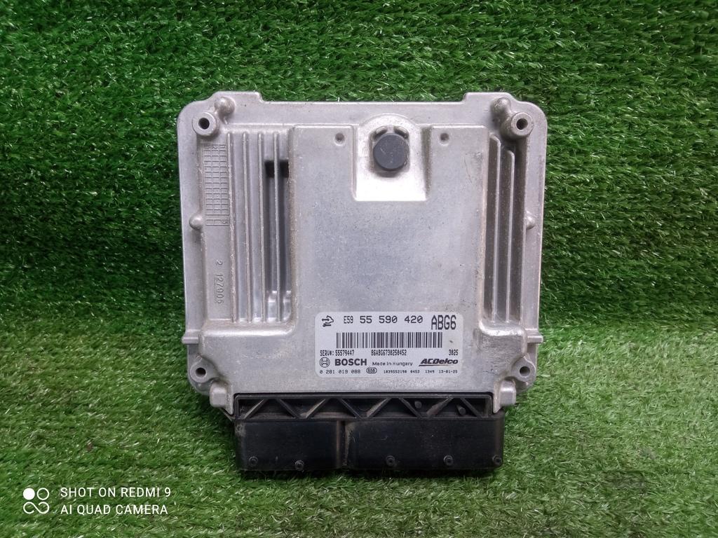 блок управления двигателем Opel Zafira C (2011—2016) 2015, 2.0TD A20DTH, 55590420 - фото №1