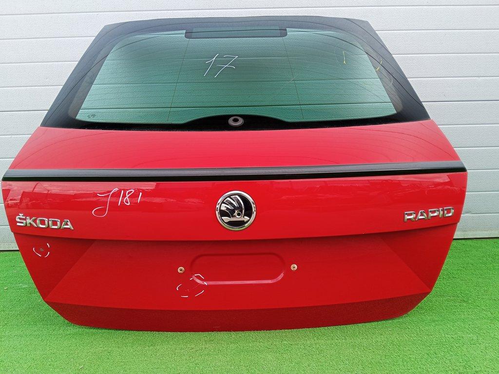 крышка багажника (дверь 3-5) Skoda Rapid I (2012—2017) 2017, 1.2TSi CJZ, 5JA827025B - фото №1