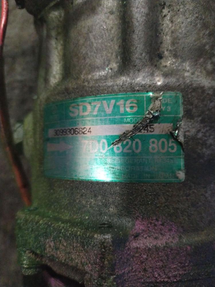 компрессор кондиционера Volkswagen Transporter T4 2001, 1.9 л., ABL, дизель - фото №1