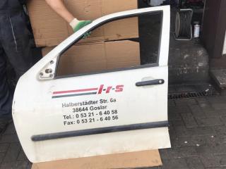 дверь передняя левая Volkswagen Caddy 2 поколение 2002, 1.9 л., AYQ, дизель, микроавтобус