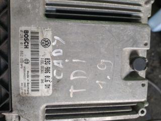 блок управления двигателем Volkswagen Caddy 3 поколение 2005, 1.9 л., дизель, микроавтобус