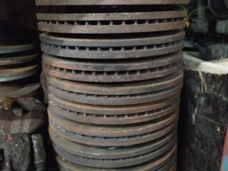 диски тормозные (комплект) Volkswagen Transporter T5 2008, 1.9 л., AXB, дизель, микроавтобус