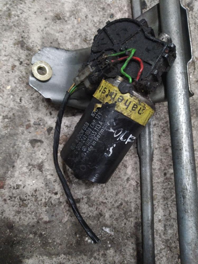 моторчик передних стеклоочистителей (дворников) Volkswagen Golf 3 поколение 1996, 1.9 л., AAZ, дизель, универсал - фото №1