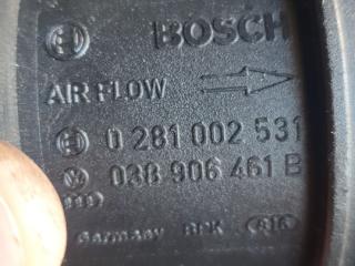 расходомер воздуха Volkswagen Caddy 3 поколение 2004, 1.9 л., дизель, 038906461, B