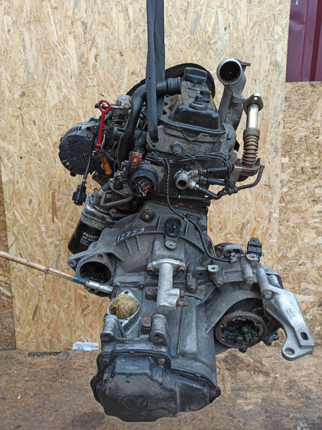 двигатель Volkswagen Passat B4 1994, 1.9 л., 1Z, дизель, МКПП, 1Z - фото №1