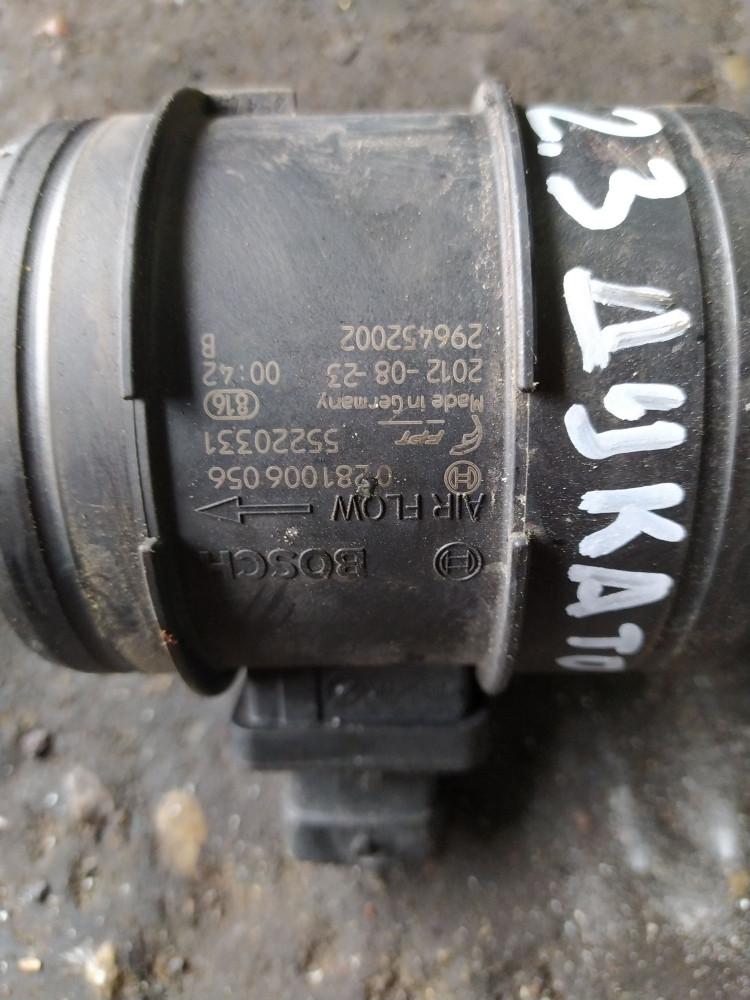 расходомер воздуха Fiat Ducato 3 поколение 2011, 2.3 л., F1AE0481D, дизель - фото №1