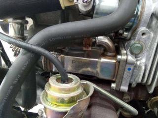 охладитель EGR / Радиатор EGR Renault Scenic 2 поколение 2004, 1.9 л., дизель, МКПП, 7700107471