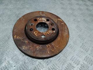 диск тормозной передний Renault Kangoo 2 поколение 2013, дизель