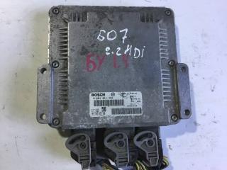 блок управления двигателем Peugeot 607 1 поколение 2002, 2.2 л., дизель, 0281011781