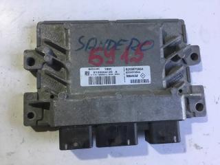 блок управления двигателем Renault Sandero 1 поколение 2009, 1.4 л., бензин, 8200672654