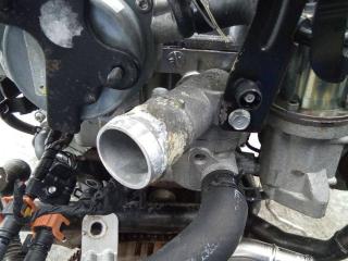 корпус термостата Hyundai Matrix 1 поколение [рестайлинг] 2008, 1.5 л., дизель, МКПП