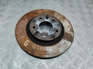 диск тормозной передний Nissan Qashqai J10 [рестайлинг] 2013, 1.5 л., дизель