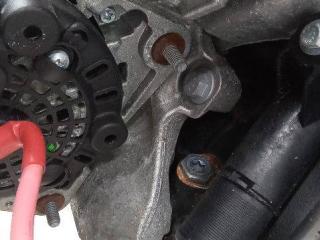 кронштейн компрессора кондиционера Renault Clio 3 поколение [рестайлинг] 2014, 1.2 л., бензин, МКПП