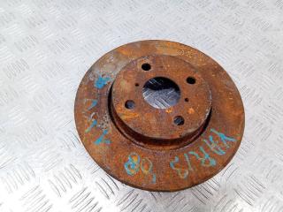 диск тормозной передний Toyota Yaris XP9 2008, 1.4 л., дизель