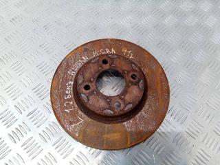диск тормозной передний Nissan Micra 4 поколение (K13) 2011, 1.2 л., бензин