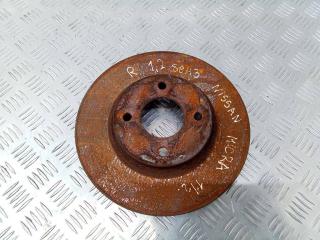 диск тормозной передний Nissan Micra 4 поколение (K13) 2011, 1.2 л., бензин
