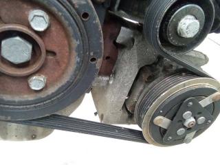 кронштейн компрессора кондиционера Peugeot 307 1 поколение 2003, 1.6 л., бензин, МКПП