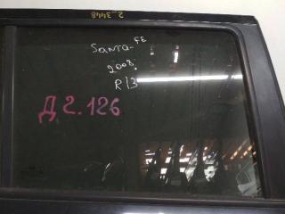 стекло двери задней правой Hyundai Santa Fe 2 поколение (CM) 2008, 43R000385