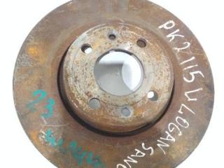 диск тормозной передний Dacia Logan 1 поколение 2008