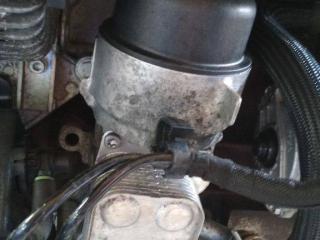 теплообменник масляного фильтра Citroen C4 Picasso 1 поколение 2007