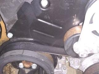 защита (кожух) ремня ГРМ Volkswagen Polo 3 поколение [рестайлинг] 2002, 1.4 л., дизель, 045109147A