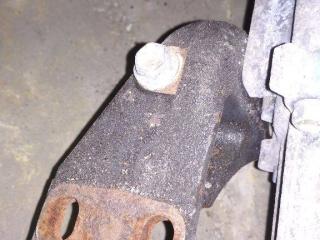 кронштейн КПП Toyota Yaris 1 поколение XP10 [рестайлинг] 2004, 1.4 л., дизель, МКПП