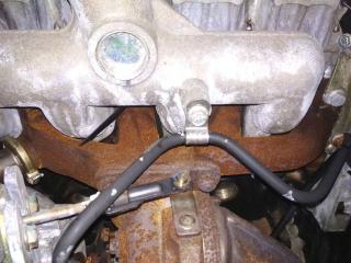 коллектор выпускной Renault Scenic 1 поколение [рестайлинг] 2002, 1.9 л., дизель, МКПП