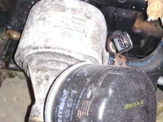 теплообменник масляного фильтра Renault Megane 1 поколение [рестайлинг] 2003, 1.5 л., дизель, МКПП, 8200068115