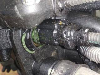 датчик температуры охлаждающей жидкости Peugeot 208 1 поколение 2013, 1.4 л., дизель, МКПП