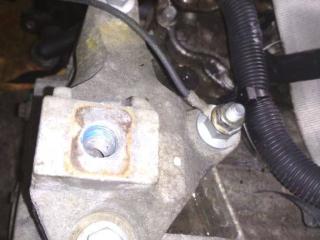 кронштейн КПП Ford Focus 1 поколение [рестайлинг] 2005, 2.0 л., дизель, МКПП