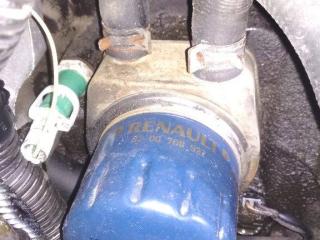 теплообменник масляного фильтра Renault Scenic 1 поколение [рестайлинг] 2002, 1.9 л., дизель, МКПП