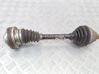 полуось передняя левая (приводной вал, ШРУС) Volkswagen Eos 1 поколение 2007, 2.0 л., дизель, 1K0407271
