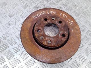 диск тормозной передний Renault Megane 3 поколение 2011, 1.5 л., дизель, купе, NULL