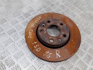 диск тормозной передний Renault Megane 3 поколение 2011, 1.5 л., дизель, купе