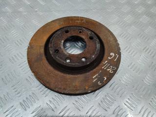 диск тормозной передний Citroen C4 2 поколение 2011, 1.6 л., дизель