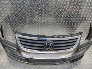бампер передний Volkswagen Touran 1 поколение [рестайлинг] 2007, 1T0807221, 1T0807221D