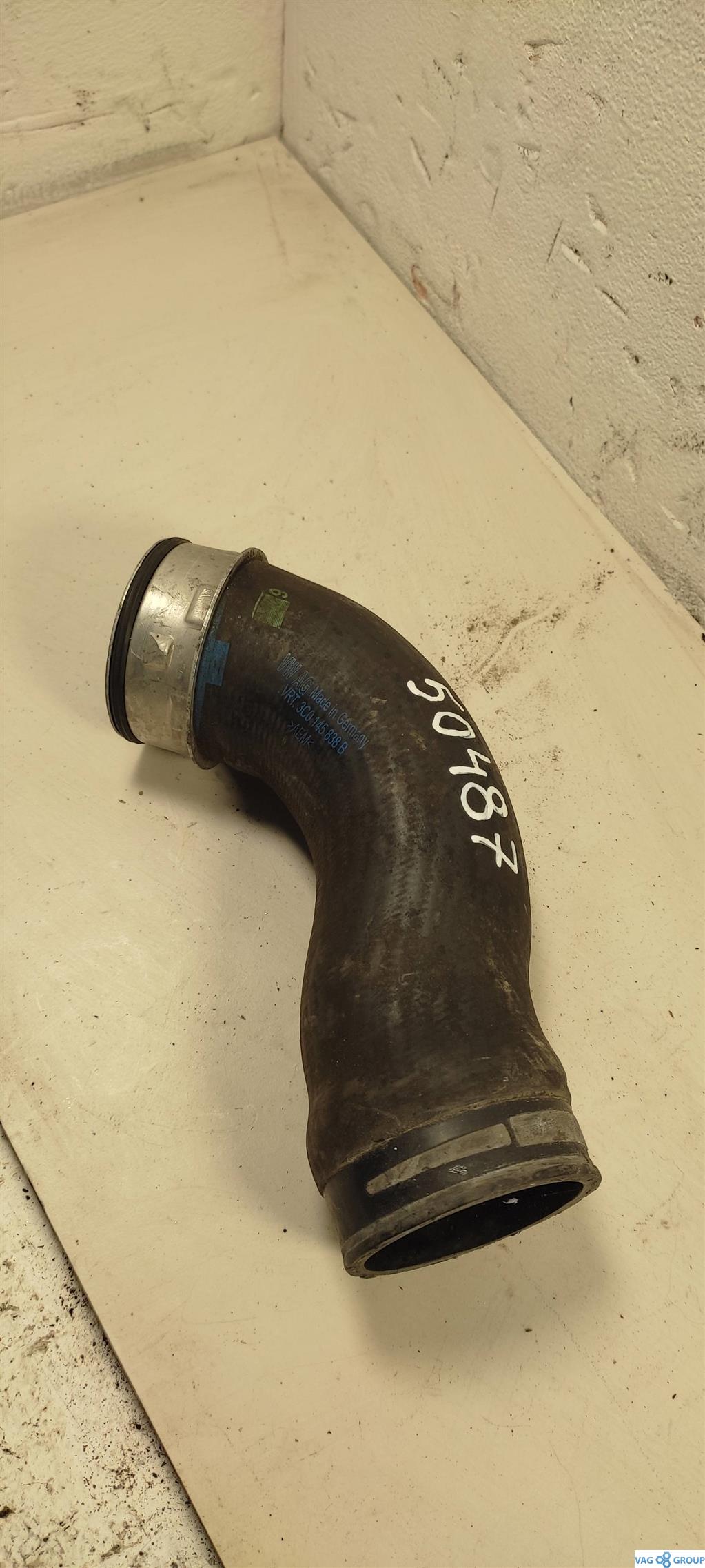 патрубок (трубопровод, шланг) Volkswagen Passat B6 2007, 1.9 л., TDi, дизель, седан, 3C0145838B, . - фото №1