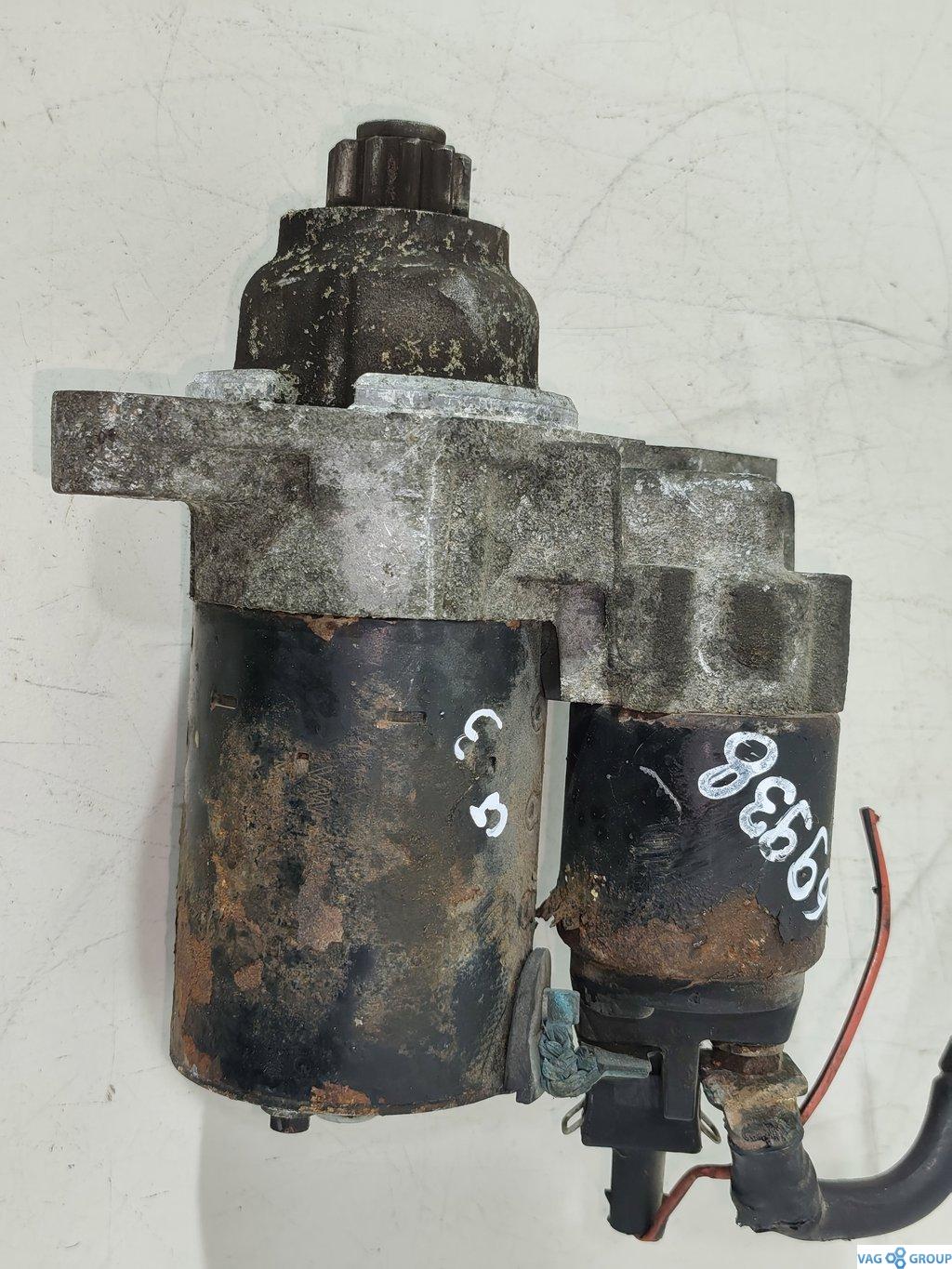 стартер Skoda Fabia 1 поколение (6Y) 2002, 1.2 л., TFSI, бензин, хетчбэк 5 дв., 02T911023G, 02T911023GX - фото №1