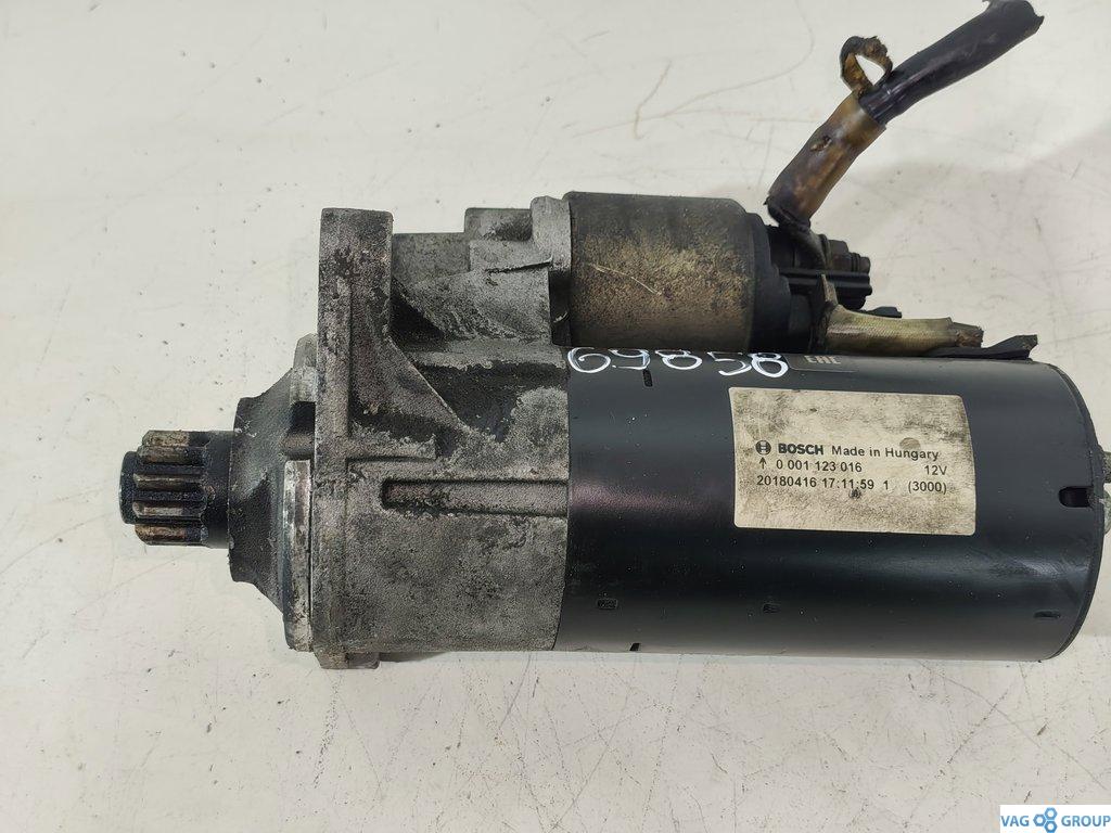 стартер Volkswagen Passat B6 2009, 2.0 л., TDi, дизель, универсал, 02E911023H, 02E911024C, 02E911024H - фото №1