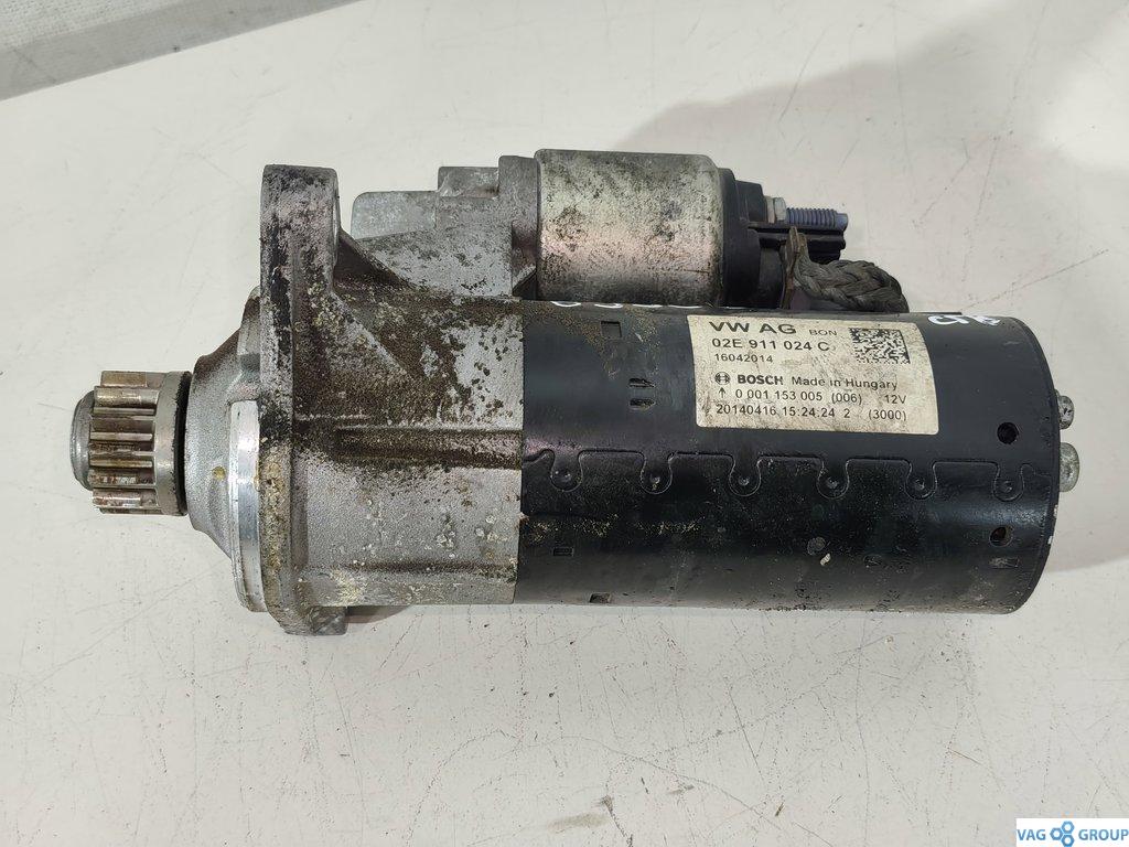 стартер Volkswagen Passat B6 2009, 2.0 л., TDi, дизель, универсал, ., 02E911023C - фото №1