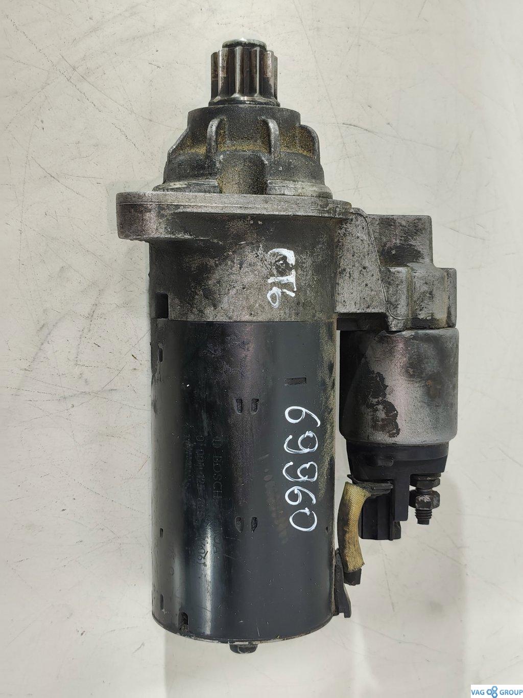 стартер Volkswagen Transporter T5 2006, 2.5 л., TDi, дизель, микроавтобус, BXS0149, 02M911023Q - фото №1