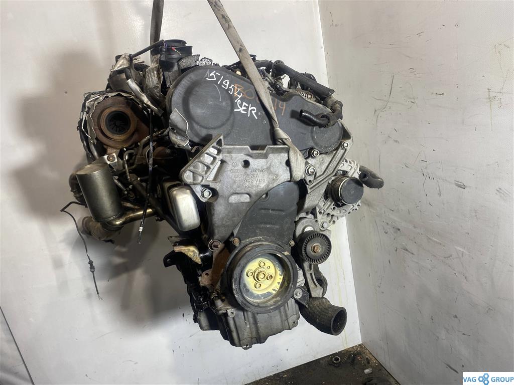 двигатель Volkswagen Golf 6 поколение 2010, 2.0 л., TDi, дизель, седан, CAH, CBA, CBB, CAHA, CAHB, CBD - фото №1