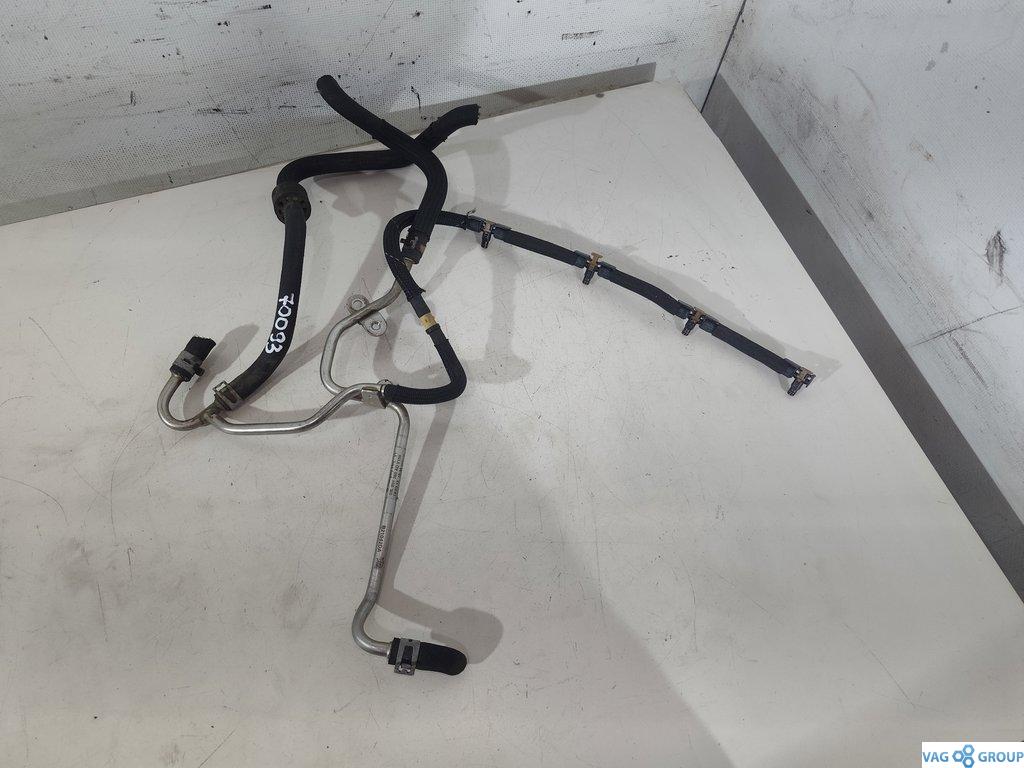 трубка обратки форсунок Volkswagen Amarok 1 поколение 2013, 2.0 л., TDi, дизель, пикап, 03L201360AD, 03L130235AE, 03L130235AD, 03L130235N - фото №1
