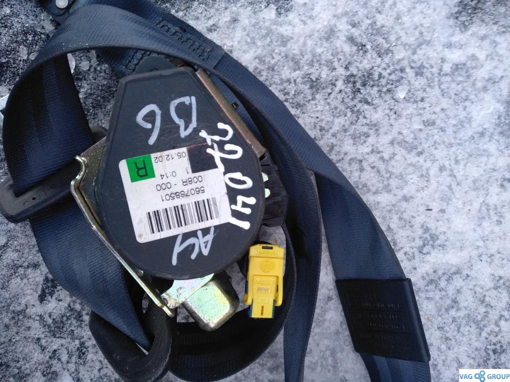 ремень безопасности Audi A4 B7 2006, 2.0 л., бензин, седан, 8E0857706F, . - фото №1