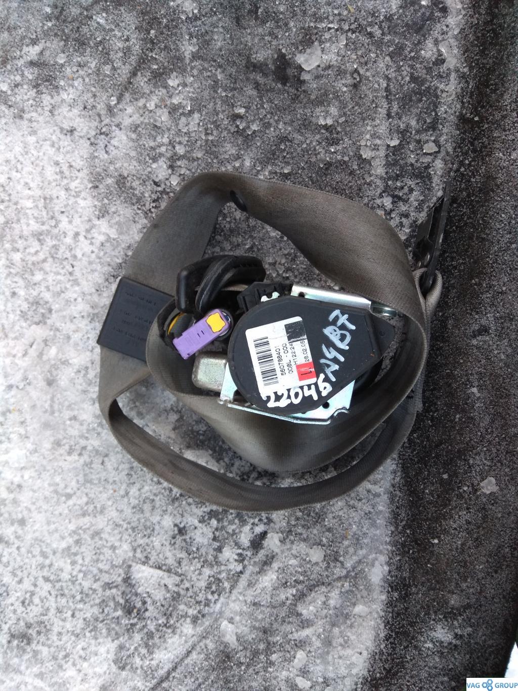 ремень безопасности Audi A4 B7 2006, 2.0 л., бензин, седан, 8E0857705F, . - фото №1